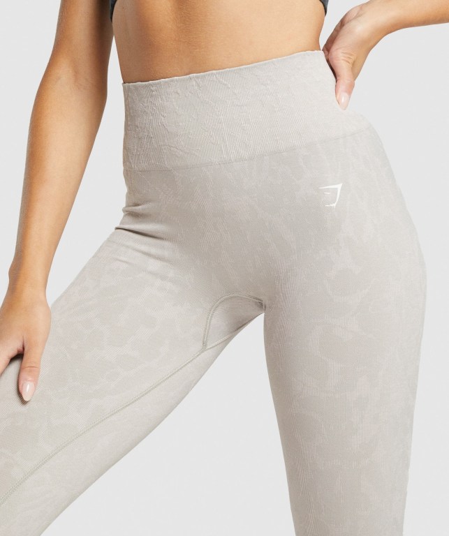 Leggins Gymshark Adapt Animal Seamless Gris | 8yeoBem1IBN