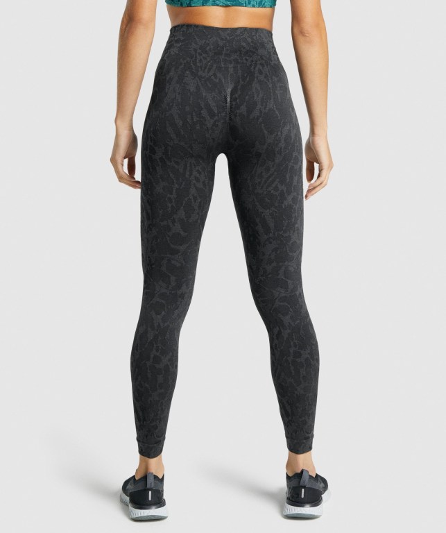 Leggins Gymshark Adapt Animal Seamless Negras | SeIrRF9FHtg