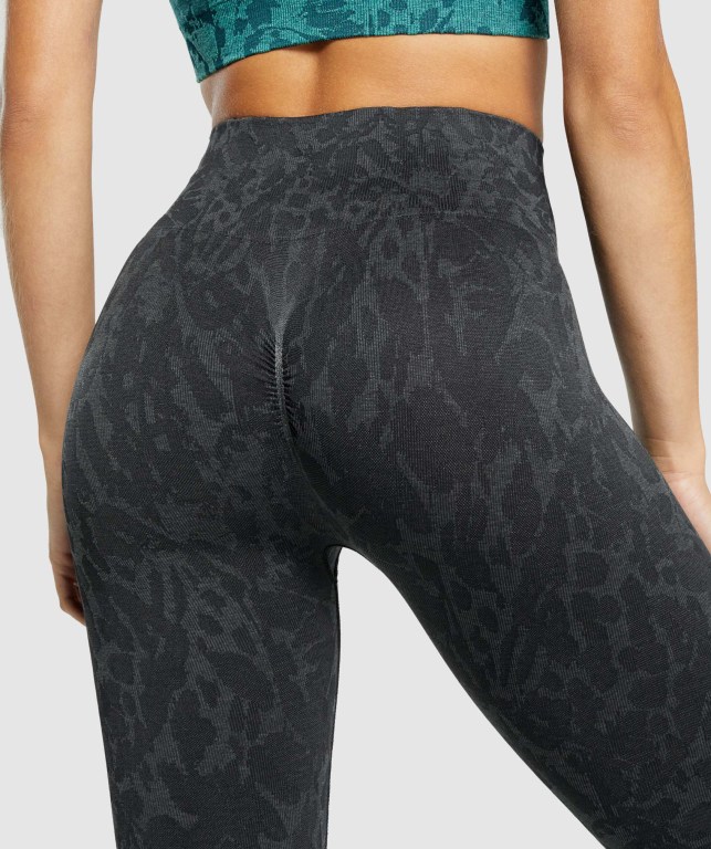 Leggins Gymshark Adapt Animal Seamless Negras | SeIrRF9FHtg