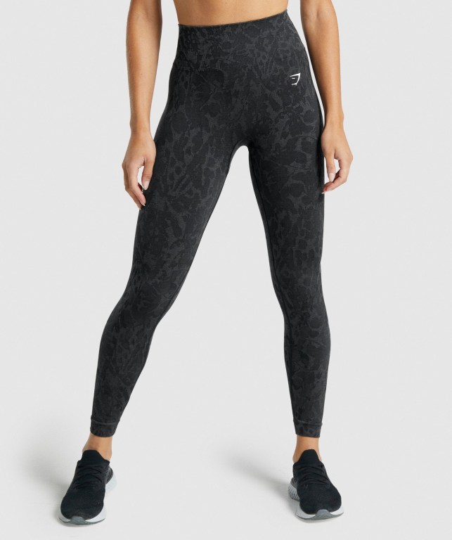 Leggins Gymshark Adapt Animal Seamless Negras | SeIrRF9FHtg