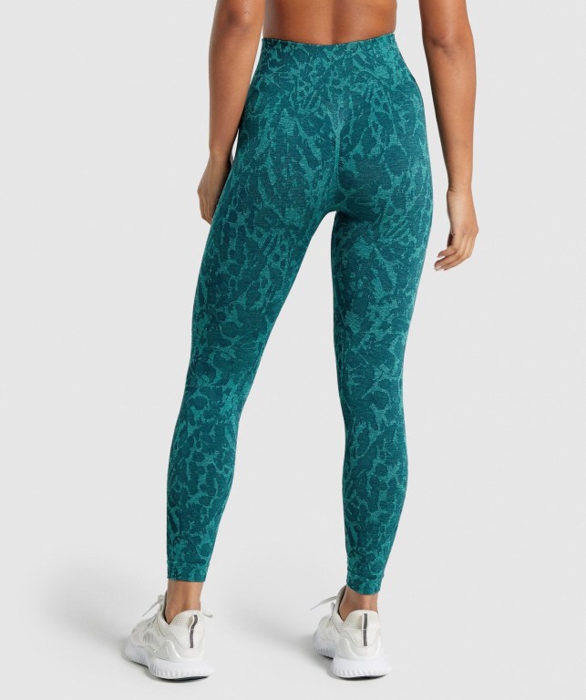 Leggins Gymshark Adapt Animal Seamless Turquesa | hocu6x4ydot