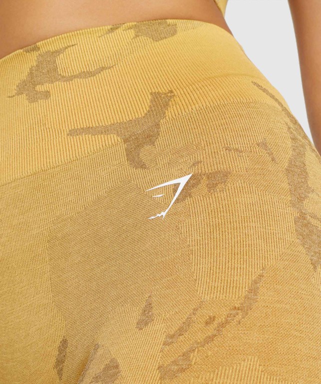 Leggins Gymshark Adapt Camo Seamless Amarillo | QwO6L1jlaNU