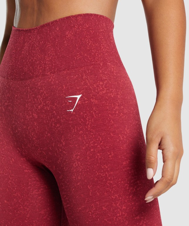 Leggins Gymshark Adapt Fleck Seamless Burdeos | ktEAREH7299