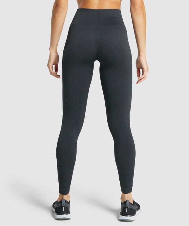 Leggins Gymshark Adapt Fleck Seamless Negras | JAZVCzHubsU