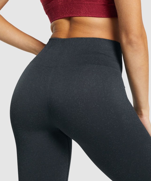 Leggins Gymshark Adapt Fleck Seamless Negras | JAZVCzHubsU