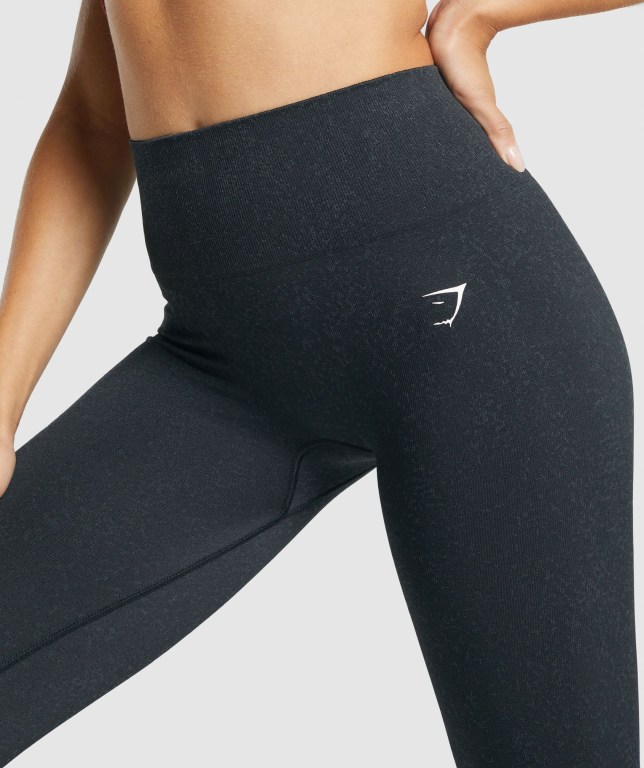 Leggins Gymshark Adapt Fleck Seamless Negras | JAZVCzHubsU