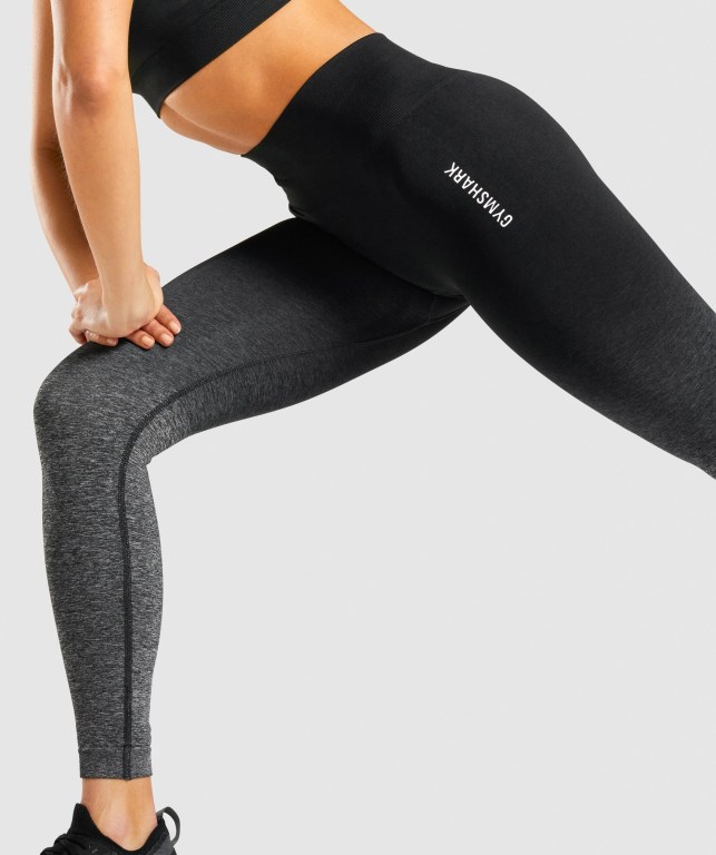 Leggins Gymshark Adapt Ombre Seamless Negras Negras | HIL7joFUpDW