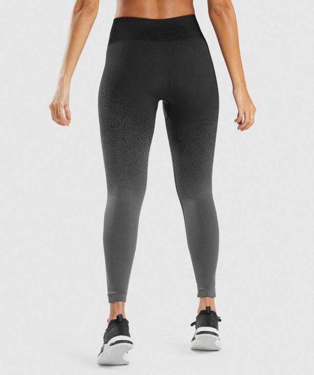 Leggins Gymshark Adapt Ombre Seamless Negras Gris | avPdaYVTDHQ