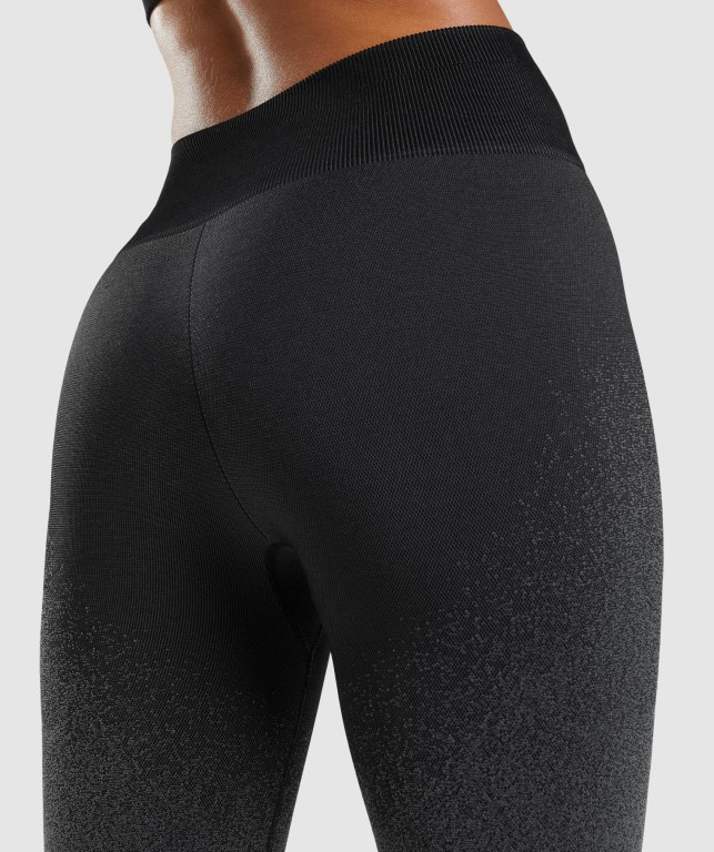 Leggins Gymshark Adapt Ombre Seamless Negras Gris | avPdaYVTDHQ