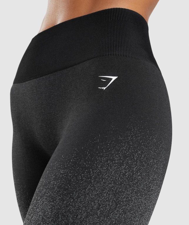 Leggins Gymshark Adapt Ombre Seamless Negras Gris | avPdaYVTDHQ