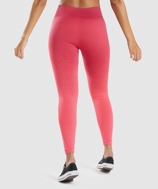 Leggins Gymshark Adapt Ombre Seamless Rosas Rojas | Rwl9r5nKbx7