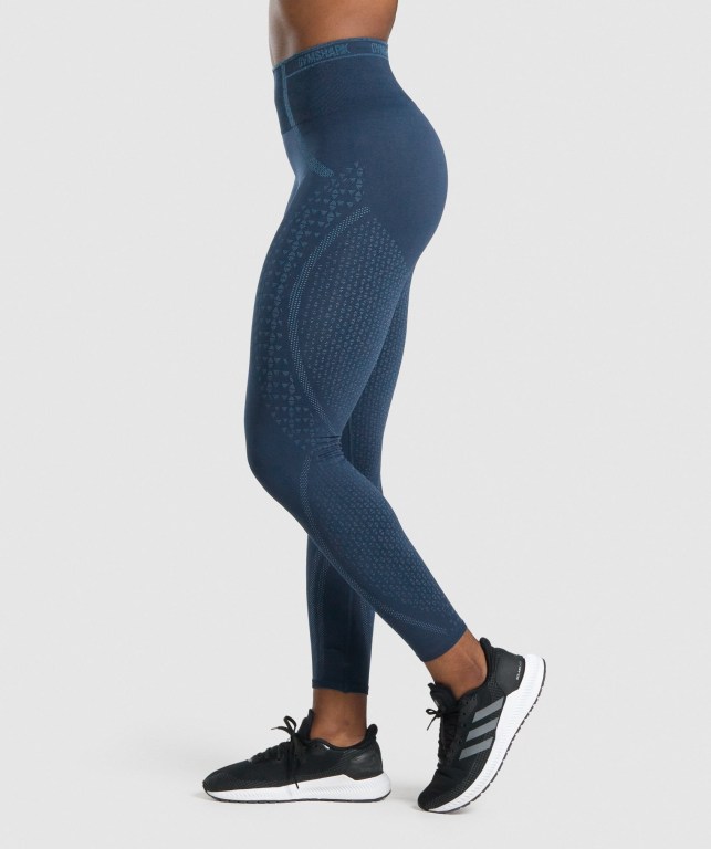 Leggins Gymshark Apex Seamless Azul Marino Azules Claro | Pp8q4STGD8J