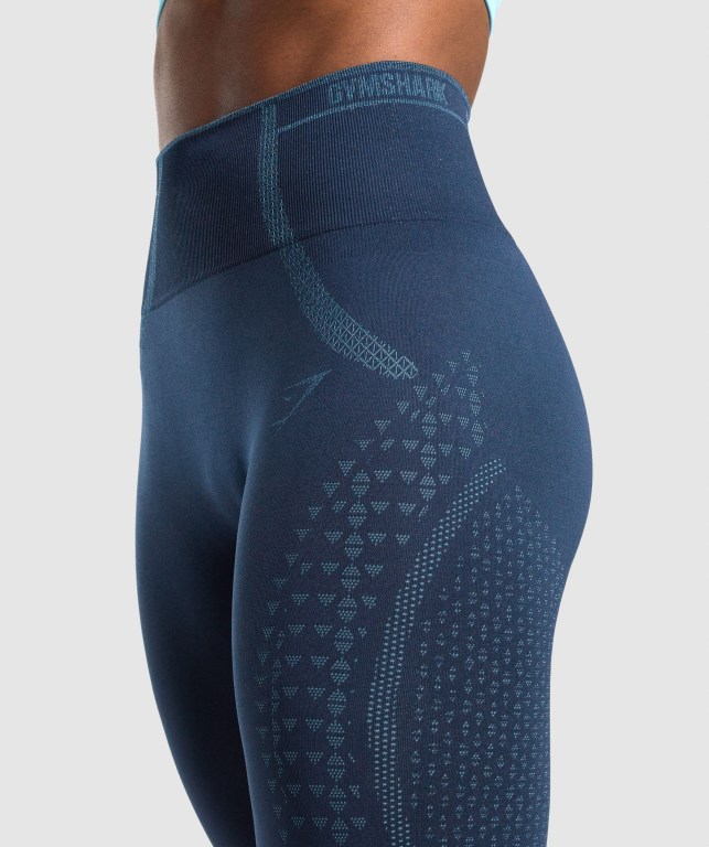 Leggins Gymshark Apex Seamless Azul Marino Azules Claro | Pp8q4STGD8J