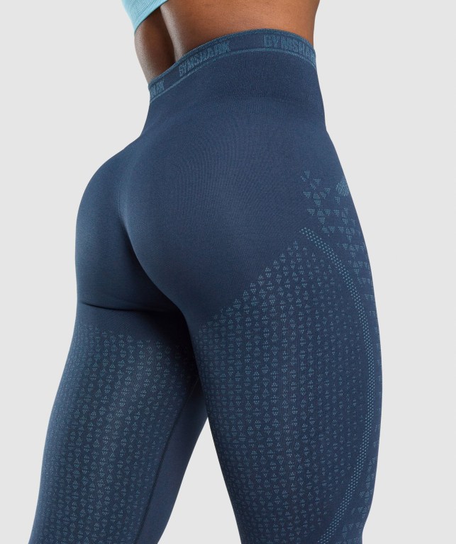 Leggins Gymshark Apex Seamless Azul Marino Azules Claro | Pp8q4STGD8J