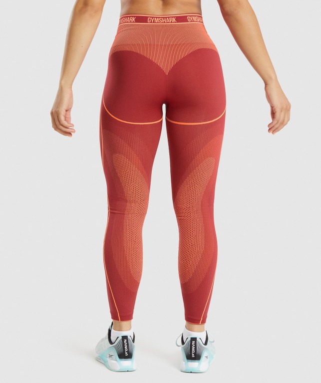 Leggins Gymshark Apex Seamless High Rise Burdeos | vweYXaaGiQY