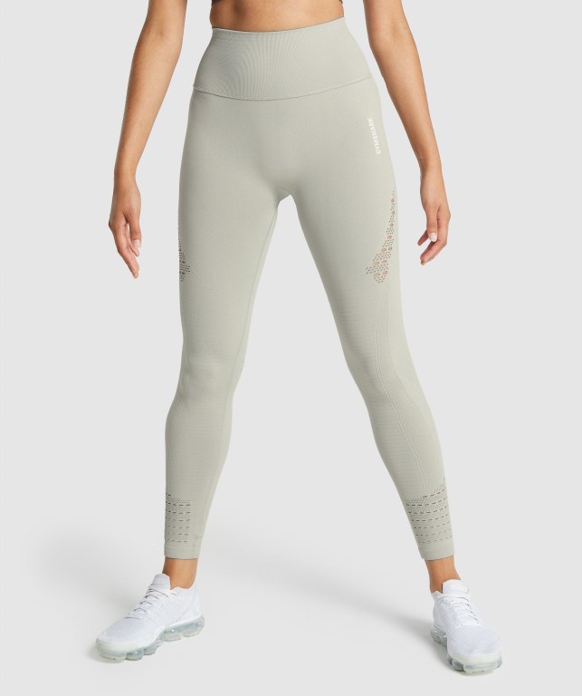 Leggins Gymshark Energy Seamless Gris Claro | AjZBXjZY8At