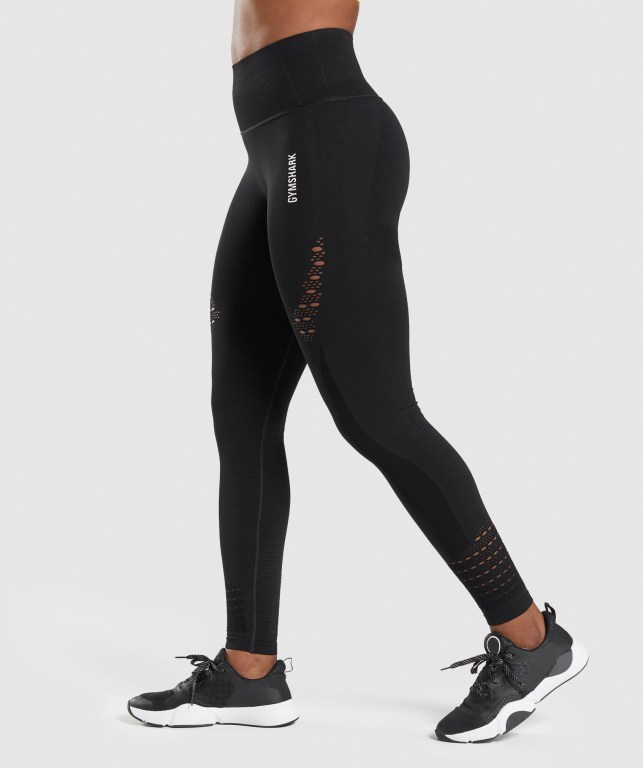 Leggins Gymshark Energy Seamless Negras | PpxE1F8s8kL