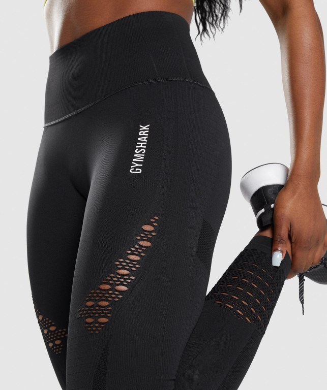 Leggins Gymshark Energy Seamless Negras | PpxE1F8s8kL