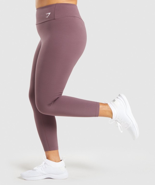 Leggins Gymshark Entrenamiento 7/8 Marrones | FZMHLktnE6T