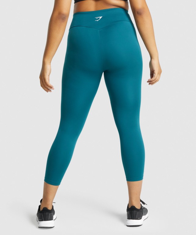 Leggins Gymshark Entrenamiento 7/8 Turquesa | Y6dnJirfa5t