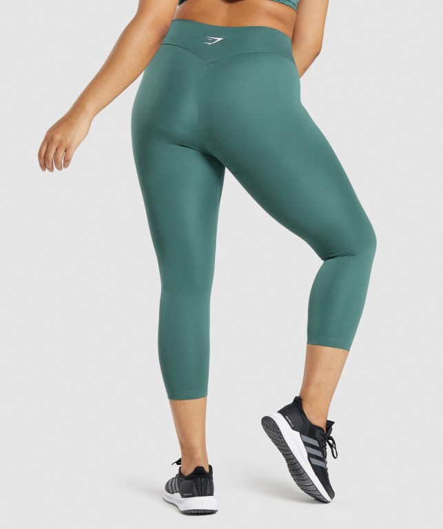 Leggins Gymshark Entrenamiento 7/8 Verde Oscuro | 7zdmkTH6m3j