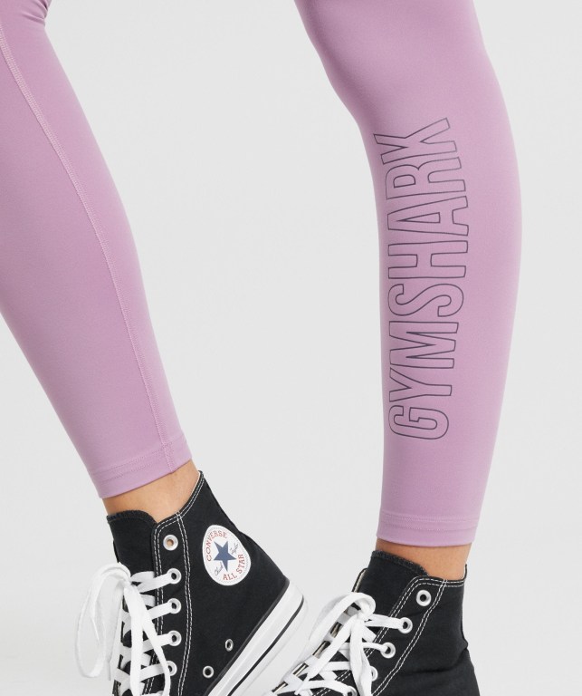 Leggins Gymshark Entrenamiento Graphic Moradas | le6CGFs7rz4