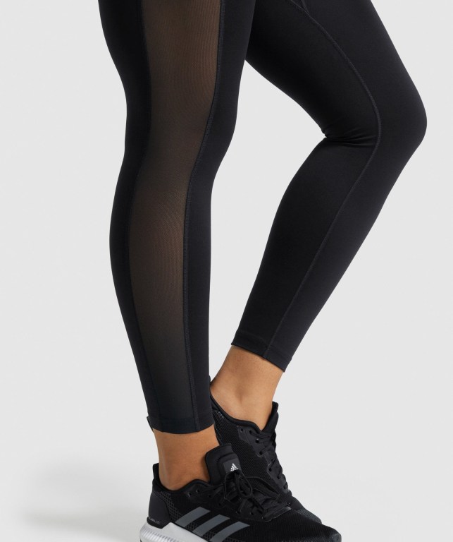 Leggins Gymshark Entrenamiento Mesh Pocket Negras | BOx5sZ7rAJv