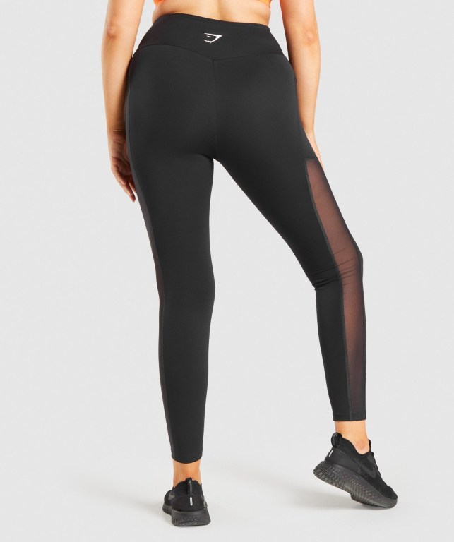 Leggins Gymshark Entrenamiento Mesh Pocket Negras | ZTr79L9dP6c