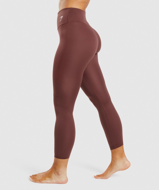 Leggins Gymshark Entrenamiento Rosas Marrones | hsyGt2m2SCt