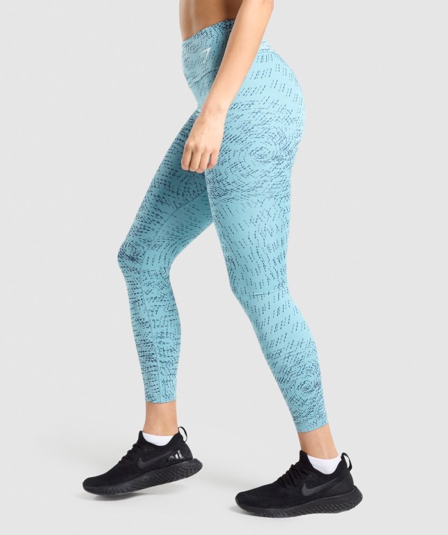 Leggins Gymshark Entrenamiento Turquesa | kb4jGSGYrx6