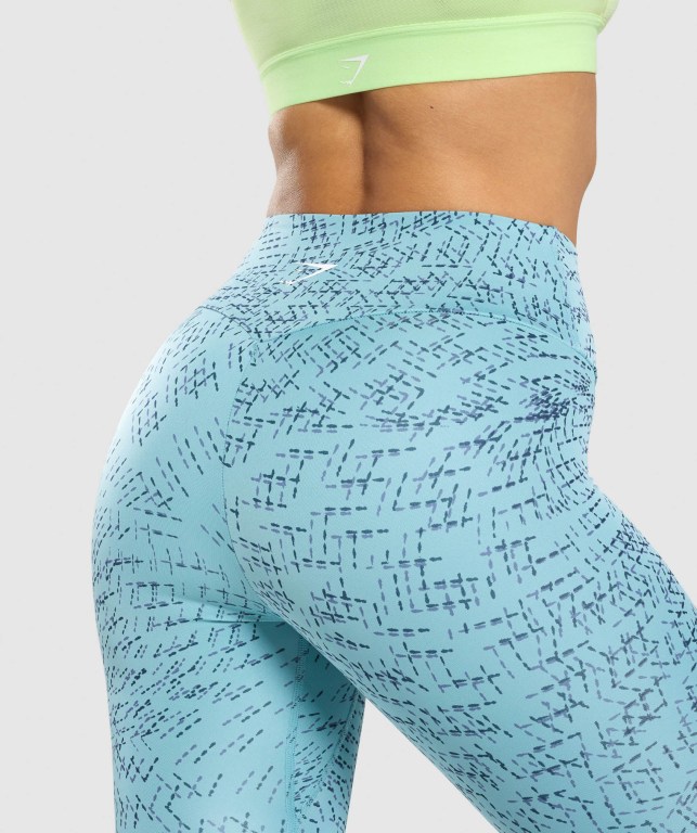 Leggins Gymshark Entrenamiento Turquesa | kb4jGSGYrx6