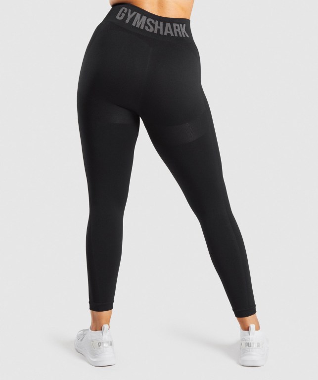 Leggins Gymshark Flex Negras Gris | bG4be1HGcGx