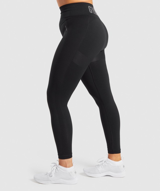 Leggins Gymshark Flex Negras Gris | bG4be1HGcGx