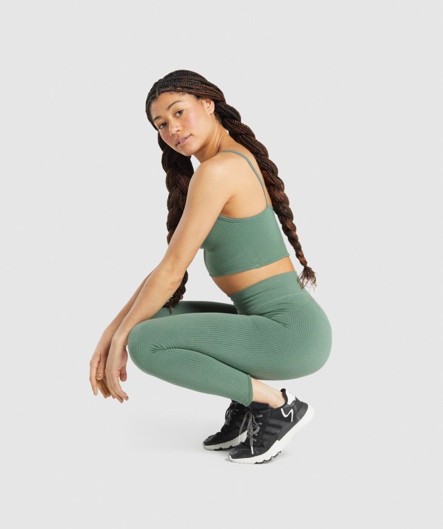 Leggins Gymshark Pause Seamless Verde | rlNLJlPf7Qv