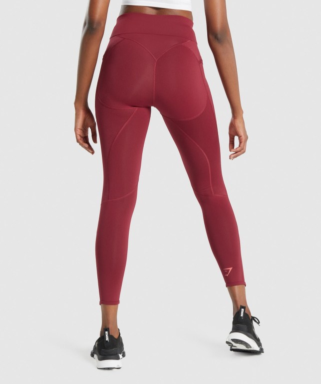 Leggins Gymshark Pulse Burdeos | Eye4U3MiZFN