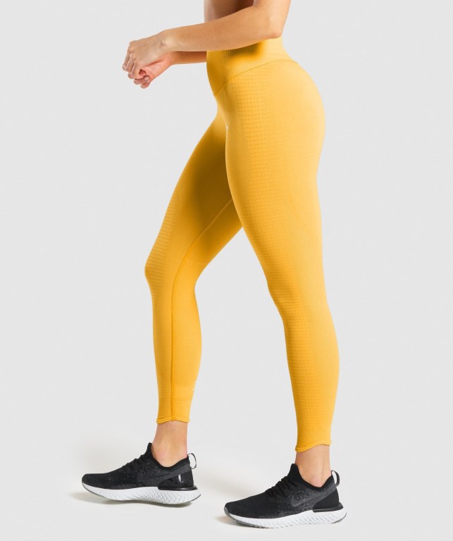 Leggins Gymshark Vital Rise Seamless Amarillo | v4wkFSlpQDz