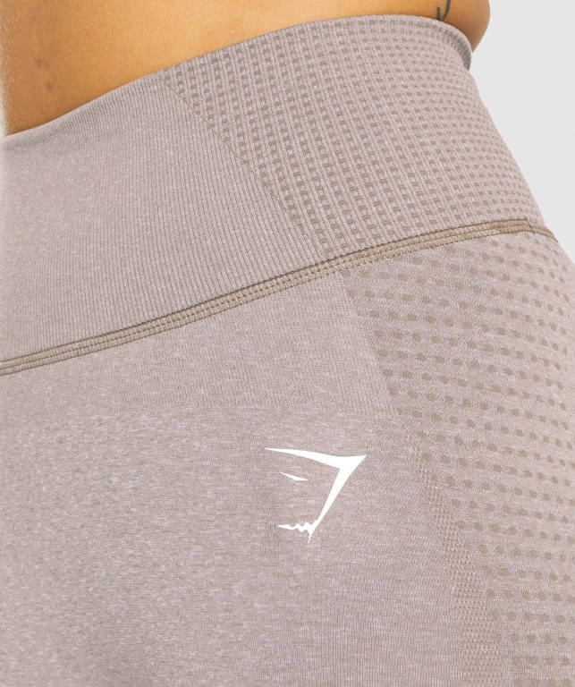 Leggins Gymshark Vital Rise Seamless Gris Marrones | 1d43aydcYHK