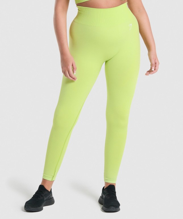 Leggins Gymshark Vital Seamless 2.0 Amarillo | k4SwOXqSMWV