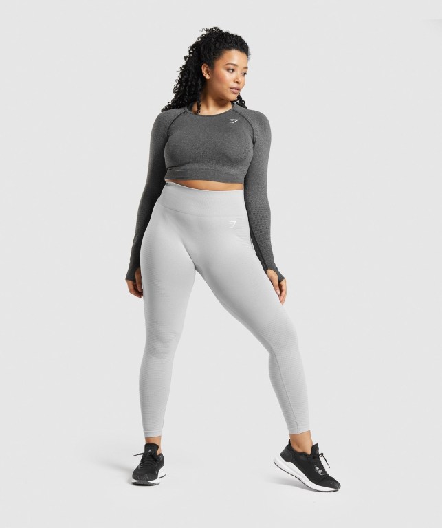 Leggins Gymshark Vital Seamless 2.0 Gris Claro | w4ssZy72Wsa