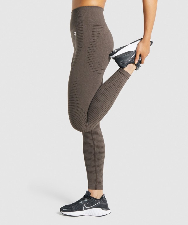 Leggins Gymshark Vital Seamless 2.0 Marrones | RS8L4hF9eZZ