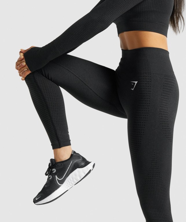 Leggins Gymshark Vital Seamless 2.0 Negras | 81vaD3gUHs4