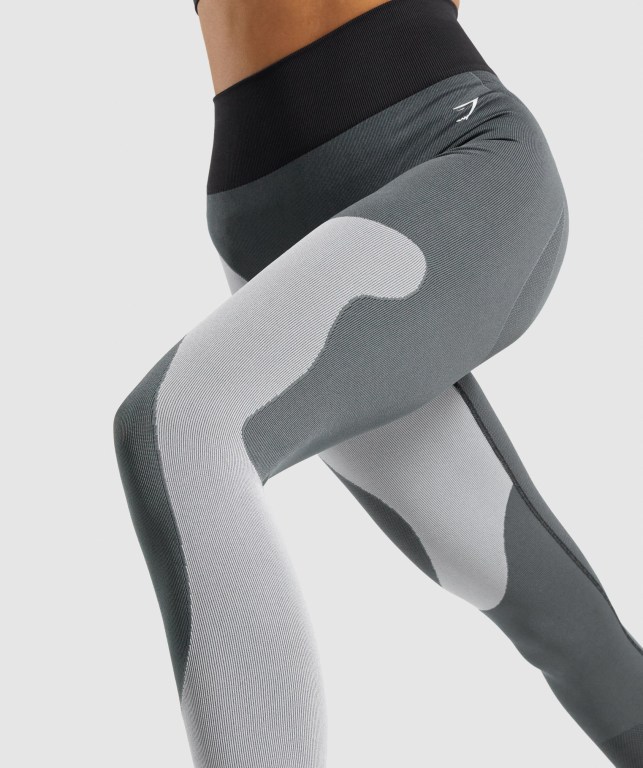 Leggins Gymshark WTFlex Seamless Gris | JXMQ9HNflfA