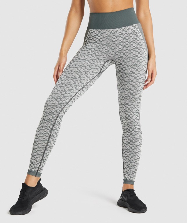 Leggins Gymshark WTFlex Seamless Gris | qY6KlEdFfdp