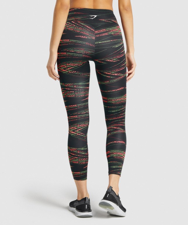 Leggins Gymshark Zone Graphic Negras | WLvtxJanbwU