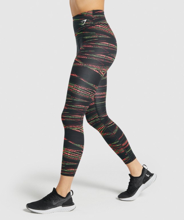 Leggins Gymshark Zone Graphic Negras | WLvtxJanbwU