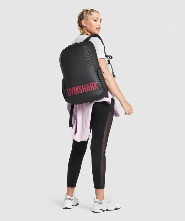 Mochilas Gymshark X-Series 0.1 Negras Rosas | Wx2sW7acRJo