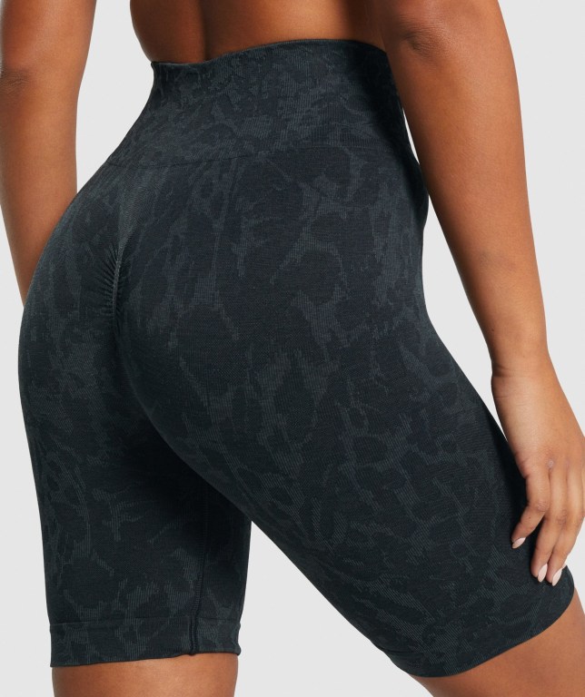 Pantalones Cortos Gymshark Adapt Animal Seamless Cycling Negras | iaFj4jzC59i