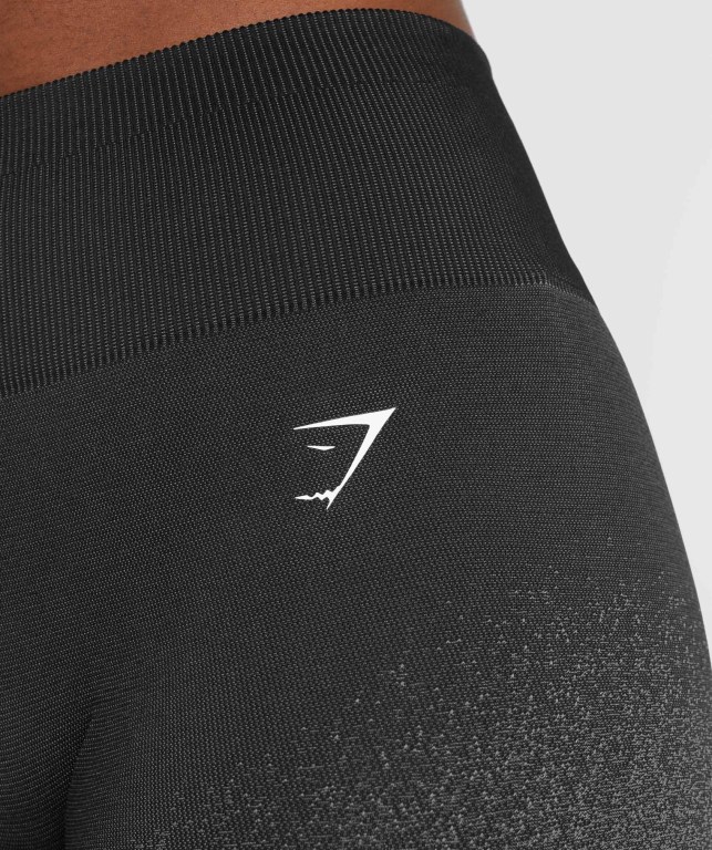 Pantalones Cortos Gymshark Adapt Ombre Seamless Cycling Negras Gris | IyKYjPuopZv