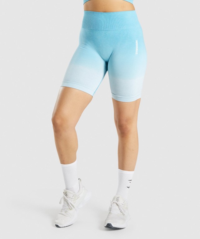 Pantalones Cortos Gymshark Adapt Ombre Seamless Azules Claro Azules Claro | Xls8SSNIIGa