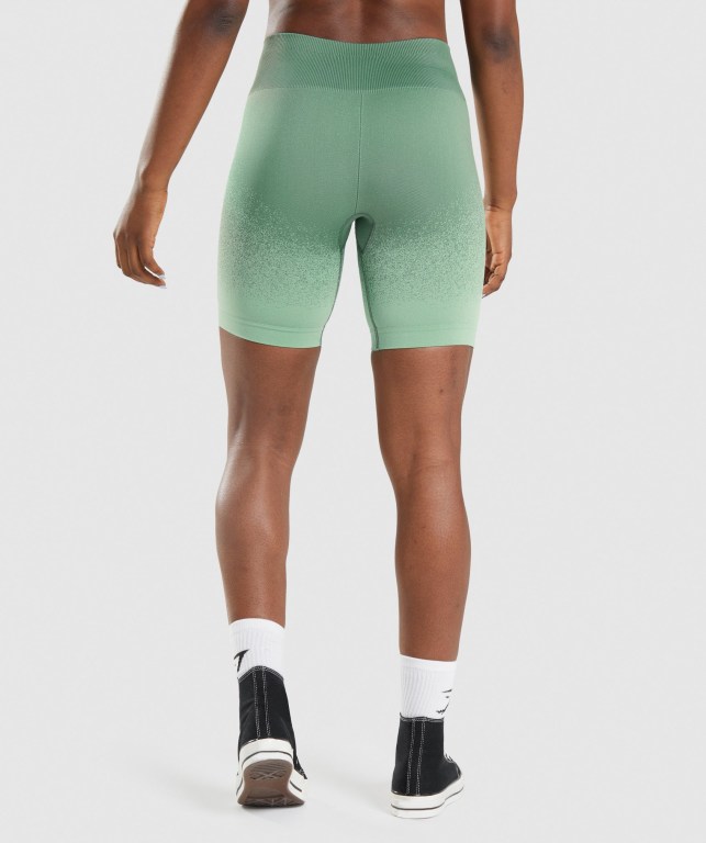 Pantalones Cortos Gymshark Adapt Ombre Seamless Cycling Verde Verde Claro | ce6oJGmbYw7